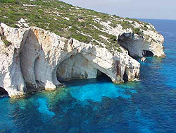 Γαλάζιες Σπηλιές - Zakynthos-Vasilikos.com
